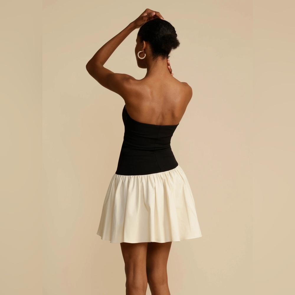 Arcina Ori Celine Dress Black & Cream - Picture 3 of 10